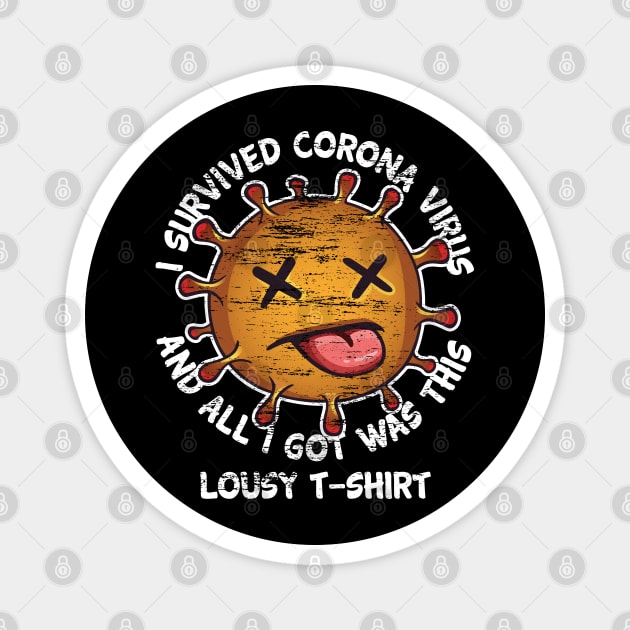 I survived Corona Virus Magnet by creative
